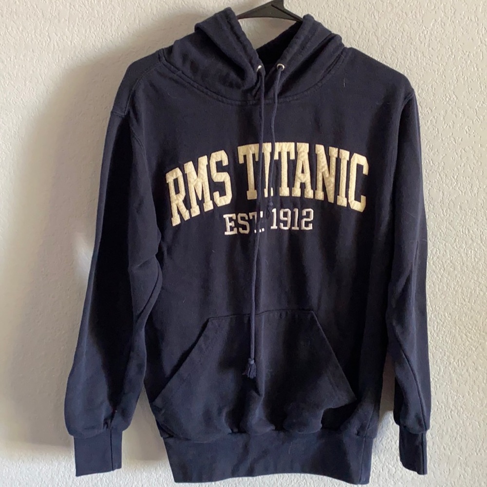 Navy Titanic hoodie